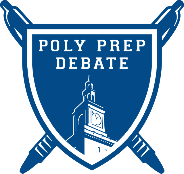 Poly Prep Debate monogram crest